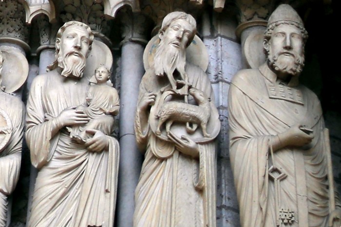 Chartres cathedral john the baptist