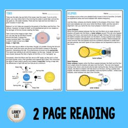 Phases eclipses and tides worksheet answer key