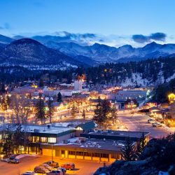 During the winter months the temperatures at the colorado cabin