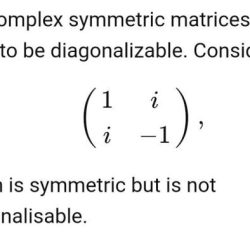 There are symmetric matrices that are not orthogonally diagonalizable